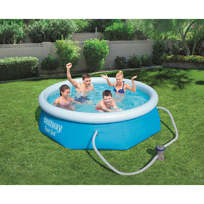 BestWay 8ft x 26inch Fast Set™ Above Ground Swimming Pool With Filter