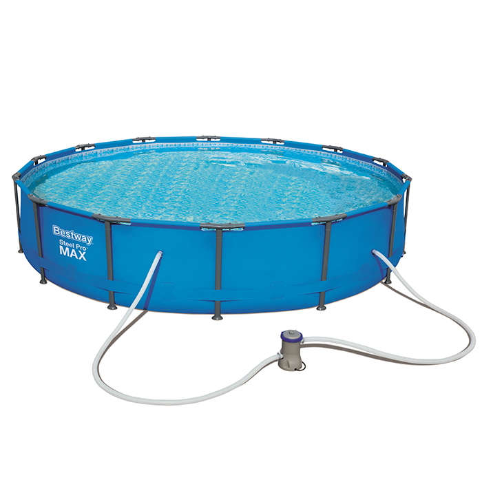 BestWay 14ft x 33inch Steel Pro Max™ Above Ground Swimming Pool With Filter
