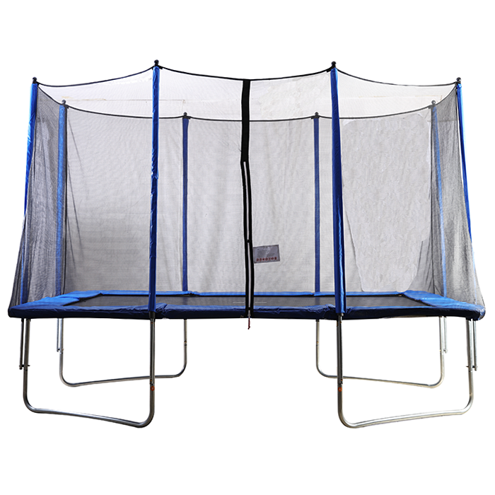 7x11ft Rectangular Trampoline with Safety Enclosure