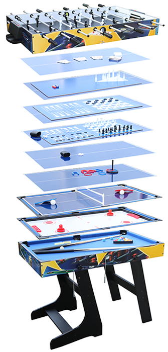 Air League 12 in 1 Folding Games Table - Image 2