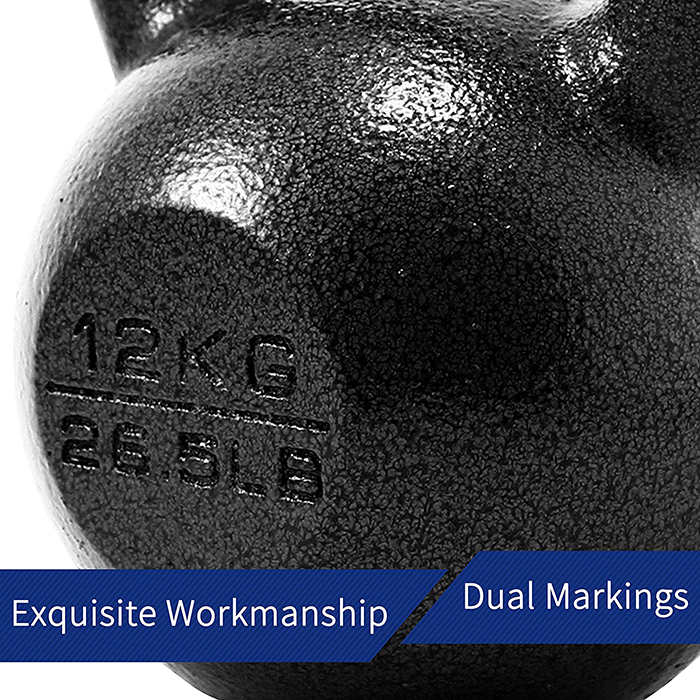 Ironman Pro 4kg Cast Iron Kettlebell