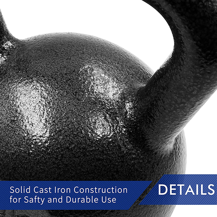 Ironman Pro 8kg Cast Iron Kettlebell