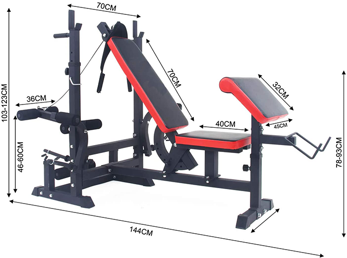 BodyTrain Deluxe Weight Bench - Image 3
