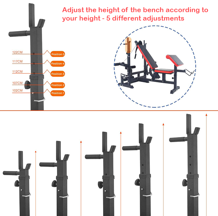 BodyTrain Deluxe Weight Bench - Image 15