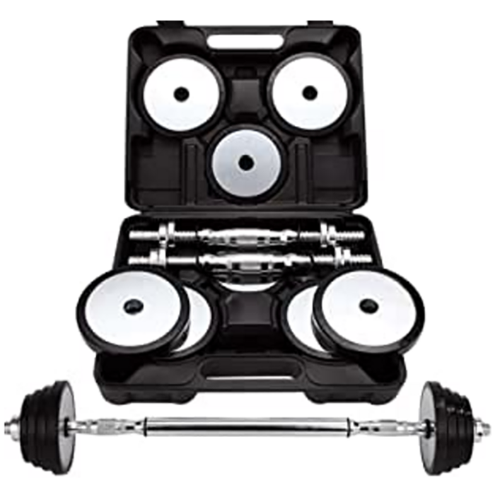 IronMan 20kg Chrome Steel Adjustable Dumbbell Sets