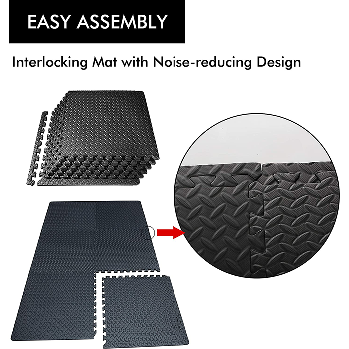 PROIRON Interlocking Floor Protection Mats