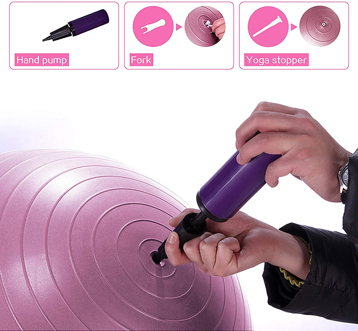 PROIRON 65cm Anti-Burst Red Swiss Yoga Exercise Ball