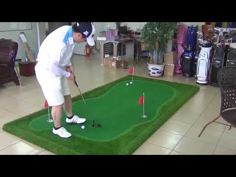 Hilllman PGM Golf Artificial Turf Three Hole 1m x 3m Putting Green - Image 10
