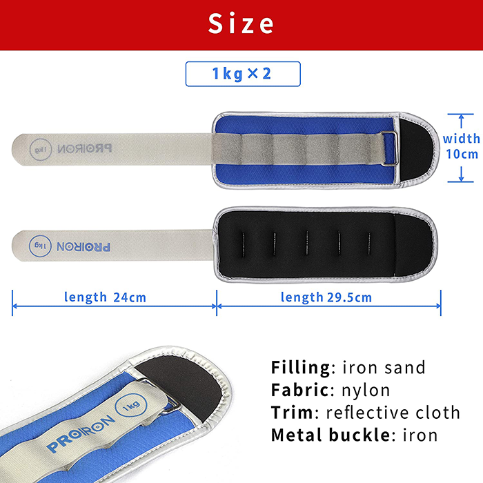 PROIRON 2kg Ankle Weights
