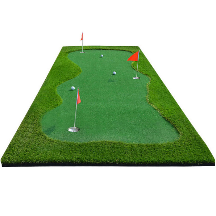 Hilllman PGM Golf Artificial Turf Three Hole 1m x 3m Putting Green
