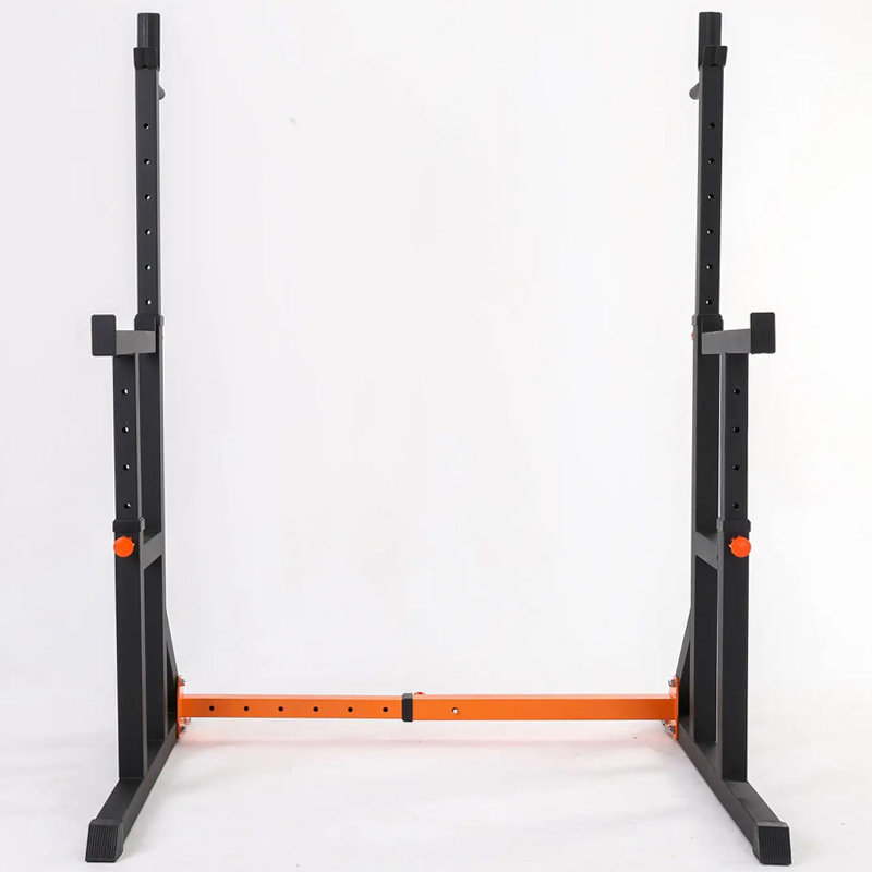 BodyTrain Adjustable Squat & Bench Press Rack with Foldable Adjustable Weight Bench Package
