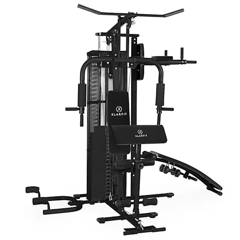 IronMan Klarfit Ultimate 5000 - 3 Station Home Multi Gym Black