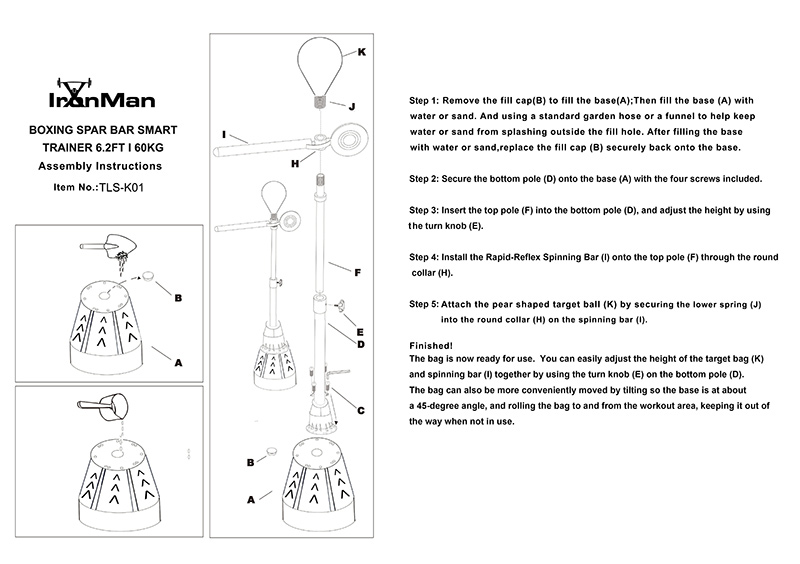 Ironman Boxing Smart Reflex Trainer