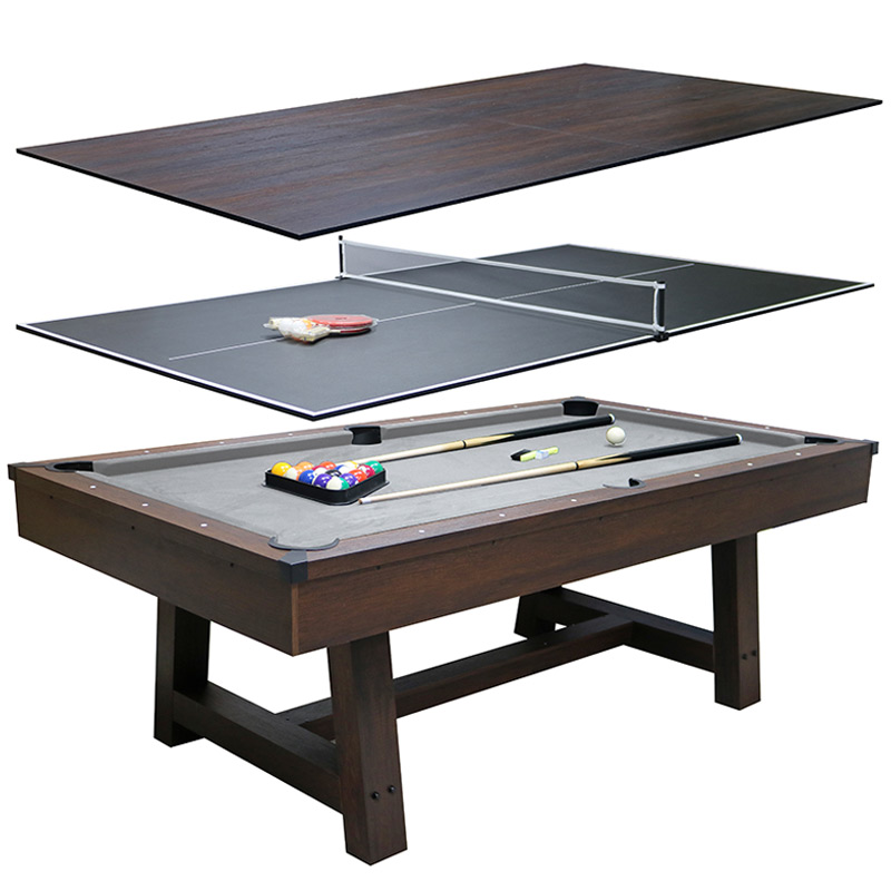 Walker and Simpson Deluxe 7ft Pool Table with Dinning Top and Table Tennis