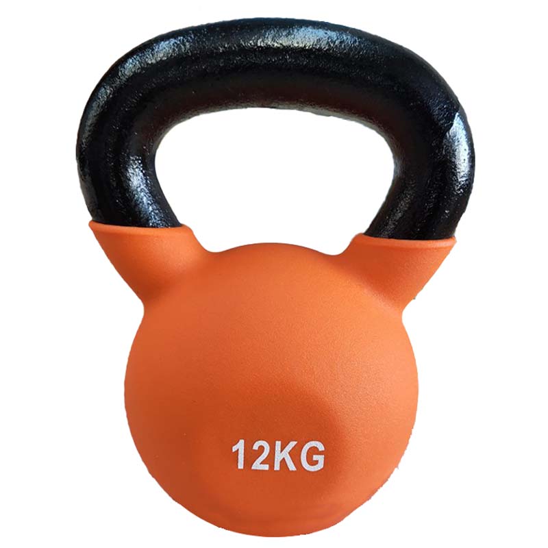 IronMan 8 Coated Kettlebells & Two-Tier Kettlebell Storage Rack Set|12kg–40kg Neoprene Coated Kettlebells