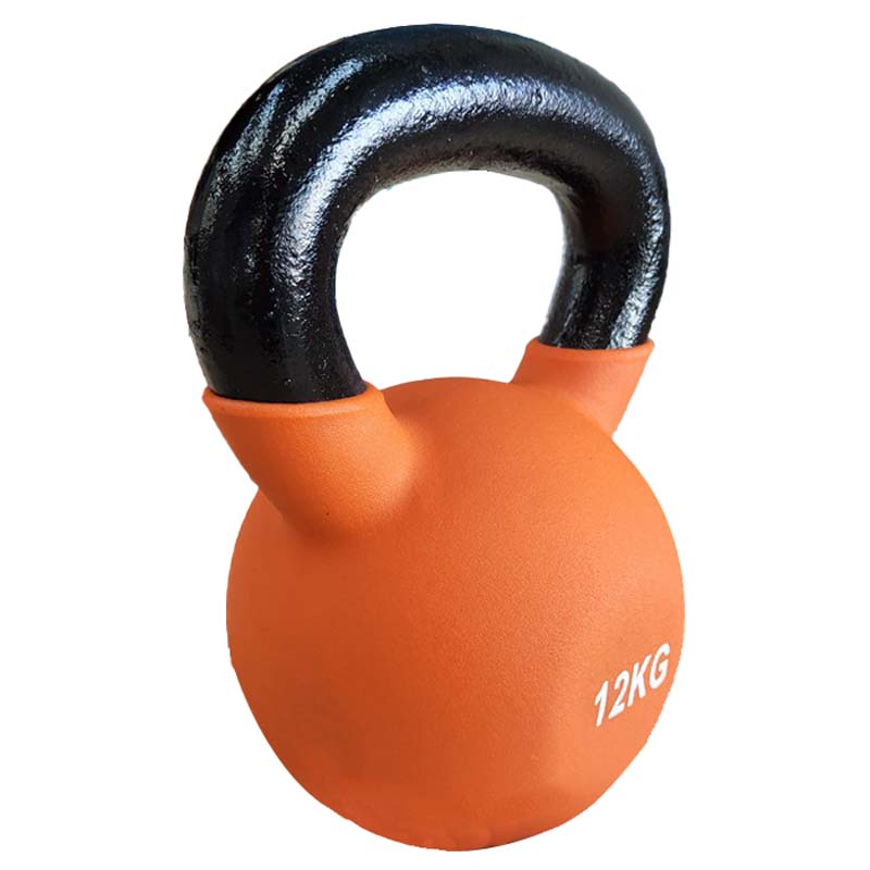IronMan 10 Coated Kettlebells & Two-Tier Kettlebell Storage Rack Set|4kg – 32kg Neoprene Coated Kettlebells