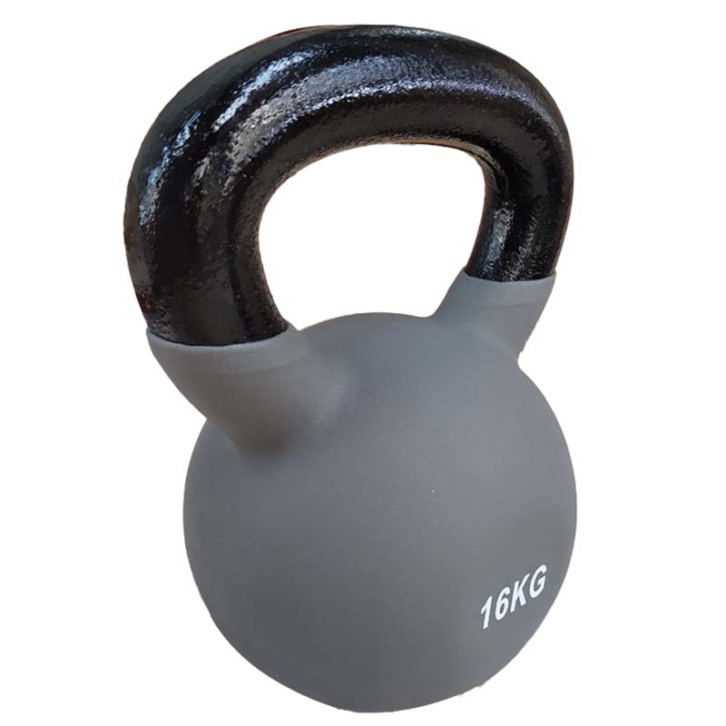 IronMan 10 Coated Kettlebells & Two-Tier Kettlebell Storage Rack Set|4kg – 32kg Neoprene Coated Kettlebells