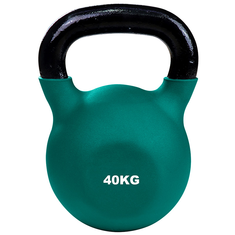 IronMan 8 Coated Kettlebells & Two-Tier Kettlebell Storage Rack Set|12kg–40kg Neoprene Coated Kettlebells