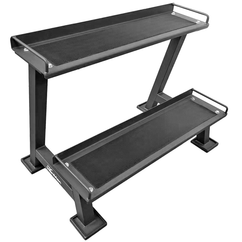 IronMan 10 Coated Kettlebells & Two-Tier Kettlebell Storage Rack Set|4kg – 32kg Neoprene Coated Kettlebells