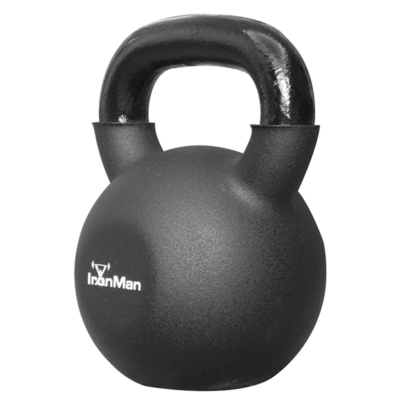 Ironman 20kg Cast Iron Coated Kettlebell - Image 3