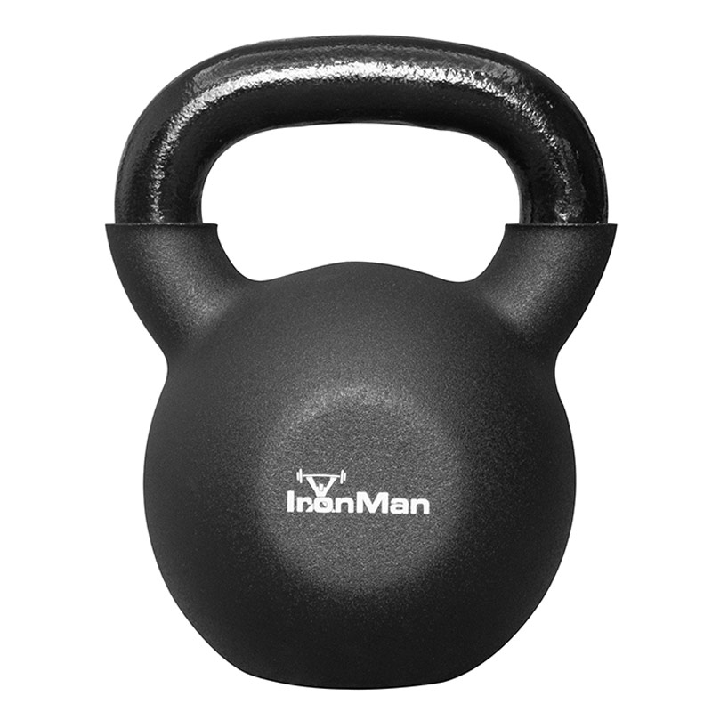 Ironman 20kg Cast Iron Coated Kettlebell - Image 2