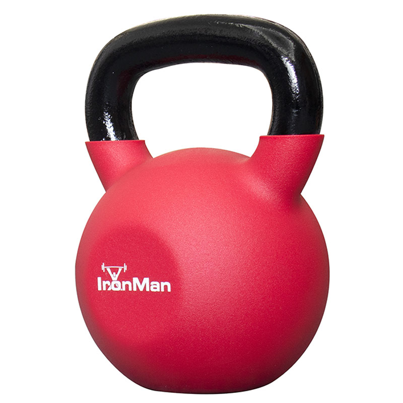 Ironman 24kg Cast Iron Coated Kettlebell - Image 2