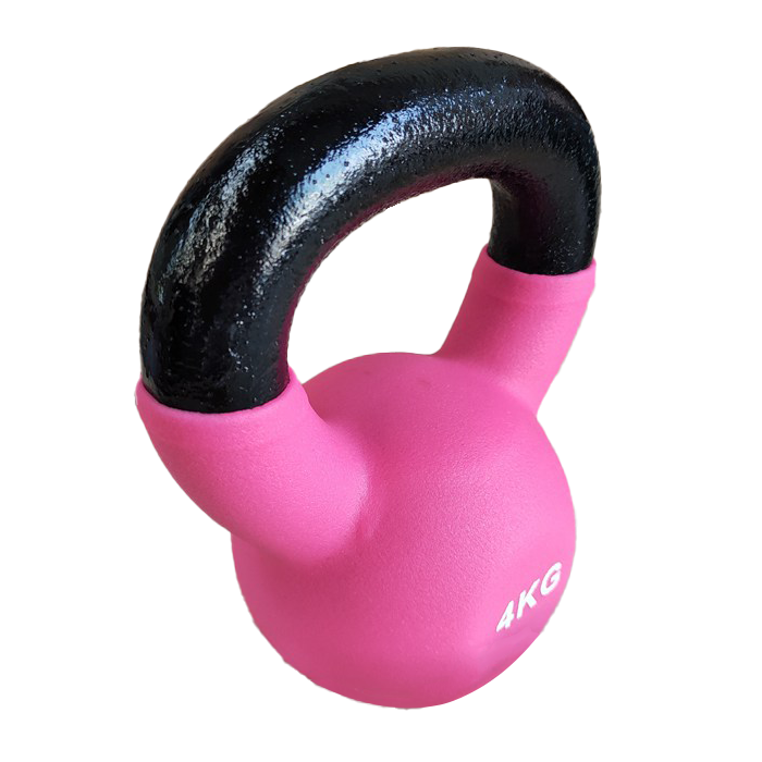 Ironman 4kg Cast Iron Coated Kettlebell - Image 2