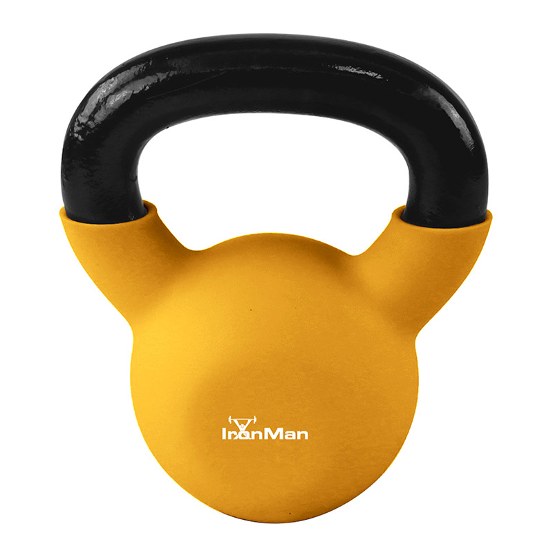 Ironman 6kg Cast Iron Coated Kettlebell - Image 2