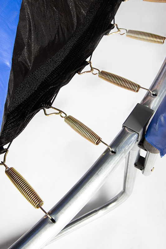 Air League Amigo 8ft Trampoline with Enclosure Free Shoe Tidy & Ladder – Blue - Image 4