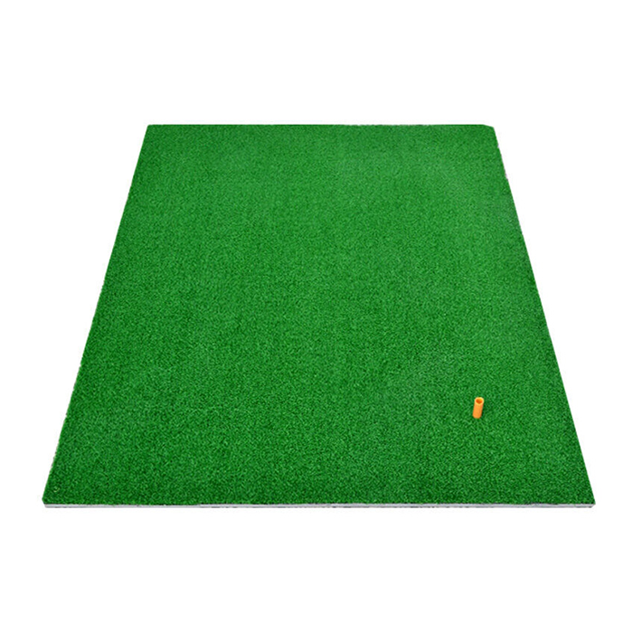 Hillman PGM Golf Artificial Turf 1.25m Practice Mat with Rubber Tee