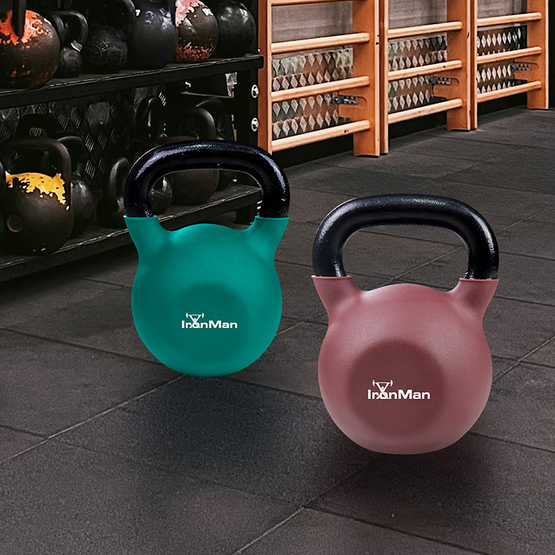 Ironman 6kg Cast Iron Coated Kettlebell - Image 5