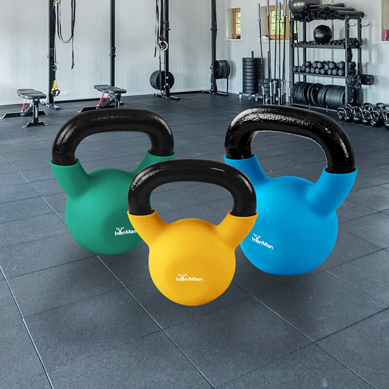 Ironman 6kg Cast Iron Coated Kettlebell - Image 6