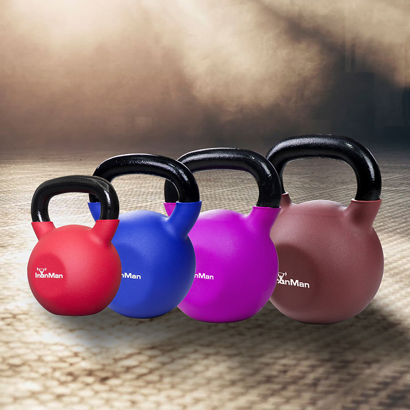 Ironman 6kg Cast Iron Coated Kettlebell - Image 7