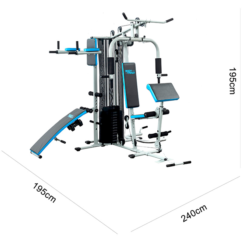BodyTrain HG470 - 3 Station Home Multi Gym with 66kg Weight Stack - Image 7