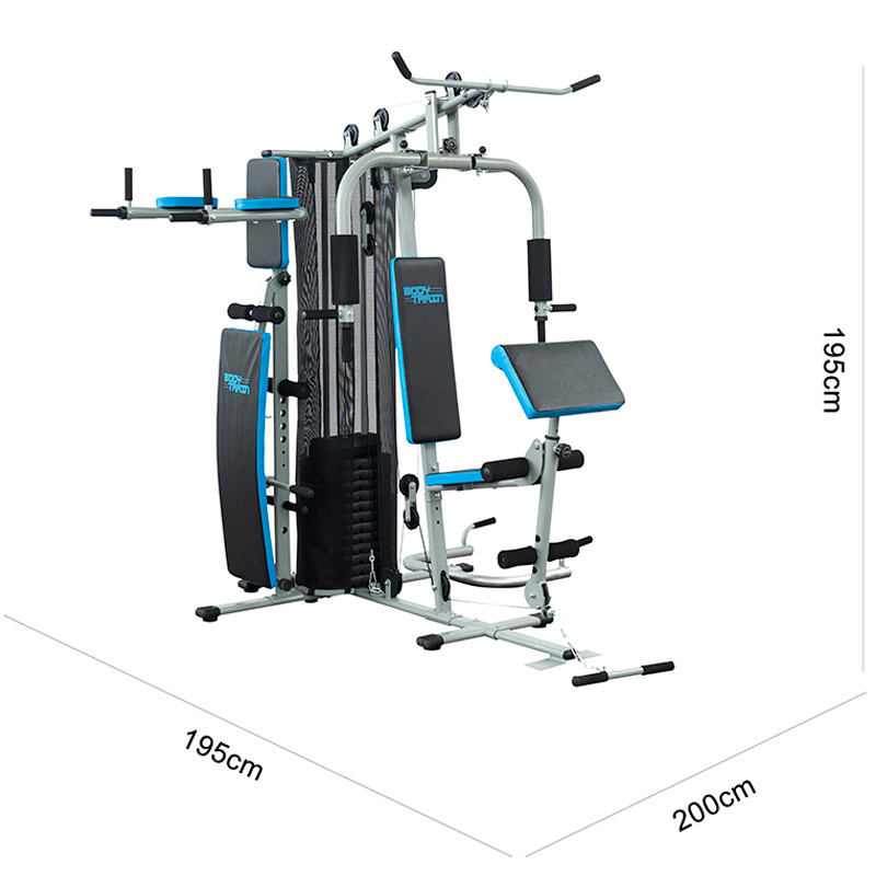 BodyTrain HG470 - 3 Station Home Multi Gym with 66kg Weight Stack - Image 8