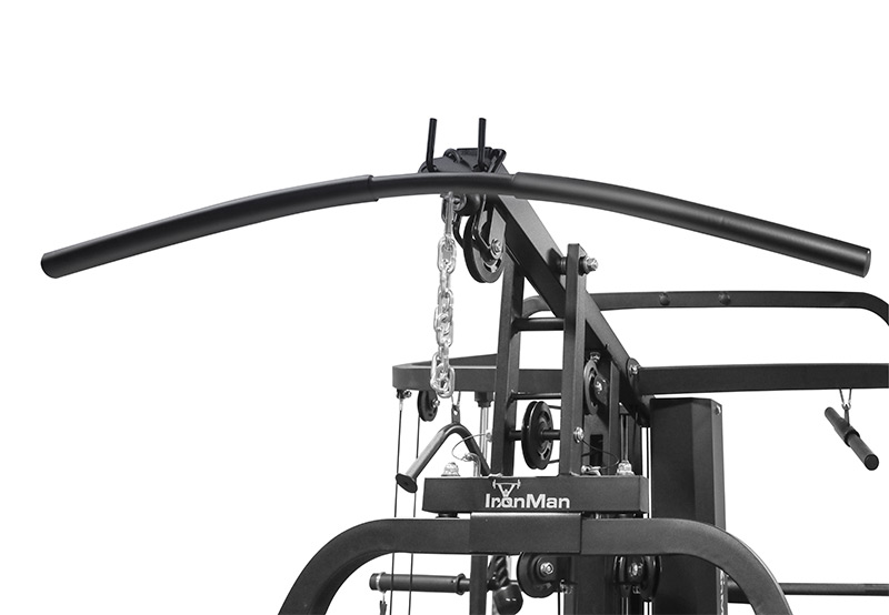 IronMan Deluxe Home Multi Gym with Smith Machine and Cables - 65kg Weight Stack - Image 10