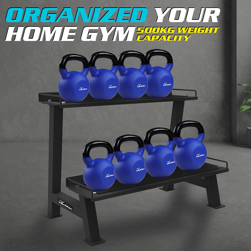 IronMan Two-Tier Kettlebell Storage Rack - Image 9