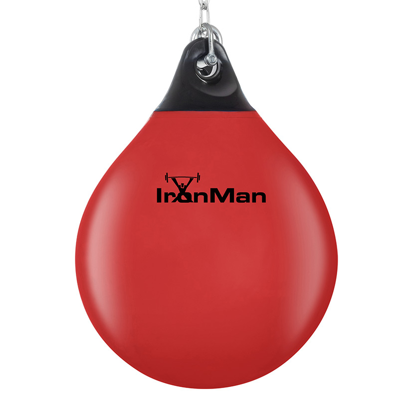 Ironman 15" Aqua Punching Bag Red