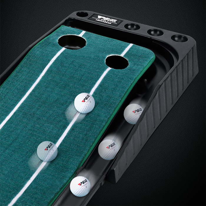 Hillman PGM 3m Golf Putting Trainer Velvet Carpet with Auto Ball Return - Image 9