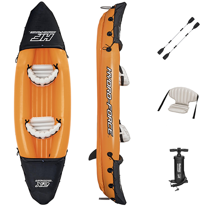 Bestway Hydro-Force Lite-Rapid X2 - 2 Person Inflatable Kayak Set - Image 2