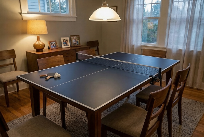 Air League Table Tennis Table Conversion Top – Blue