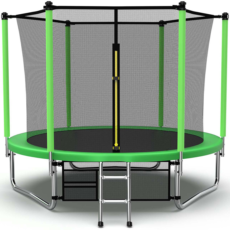 6ft Trampoline & Safety Enclosure Free Shoe Tidy & Ladder